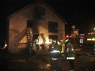 Old Stone Gallery fire picture