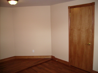 View of Unit 1a from Unit 1b through intercommunicating door