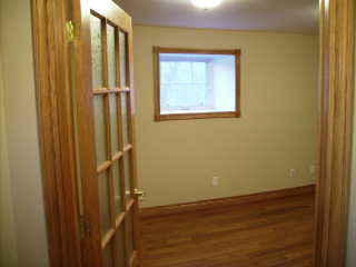 View of Unit 1b towards window overlooking Spencer Creek